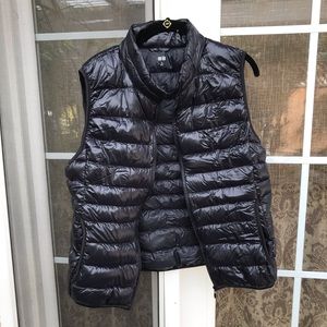 *SOLD* black puffer vest